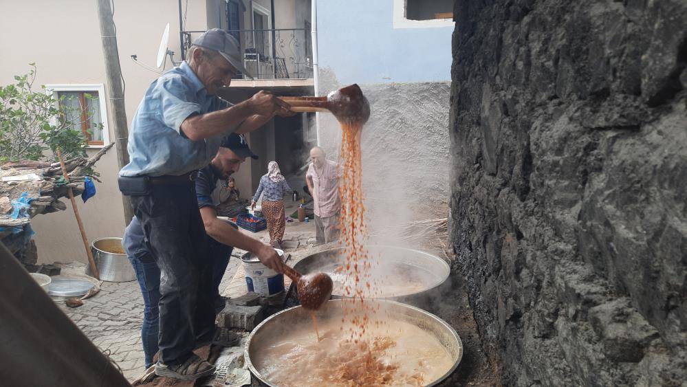 Konya’nın üzümüyle ünlü ilçesinde en tatlı imece 4